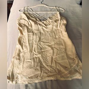 Beautiful tank top with hand stitched beads & trim—pictures don’t do it justice